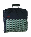 Nákupní taška Shopper, tm. modrá / vzor