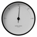Teploměr Koppel, 10 cm, černá/bílá