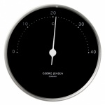 Teploměr Koppel, 10 cm, nerez/černá