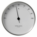 Vlhkoměr Koppel, 10 cm, nerez/bílá
