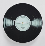 Nástěnné hodiny Gramophone, 30 cm, černé