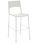 Barové židle Luone - SET 2 ks, bílá 