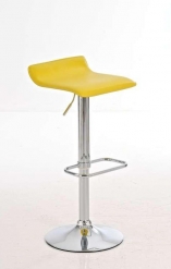 Barové židle Marlon - SET 2 ks, žlutá