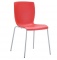 Jídelní konferenční židle Mirabel, červená