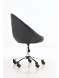 Kancelářská židle - křeslo Britney, barva potahu - černá, syntetická kůže, chromovaná otočná podnož