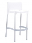 Barová židle Bibiano, bílá