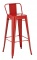 Barová židle Factory, výška 77 cm, červená