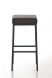Barová stolička Joel, výška 80 cm, černá-hnědá_1.jpg