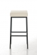 Barová stolička Joel, výška 80 cm, černá-krémová_1.jpg