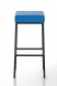Barová stolička Joel, výška 80 cm, černá-modrá_1.jpg