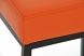 Barová stolička Joel, výška 80 cm, černá-oranžová_3.jpg