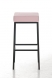 Barová stolička Joel, výška 80 cm, černá-růžová_1.jpg