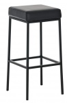 Barová stolička Joel, výška 85 cm, černá-černá