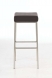 Barová stolička Joel, výška 80 cm, nerez-hnědá_1.jpg