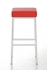Barová stolička Joel, výška 80 cm, bílá-červená_1.jpg