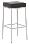 Barová stolička Joel, výška 80 cm, bílá-hnědá