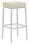 Barová stolička Joel, výška 85 cm, bílá-krémová