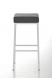 Barová stolička Joel, výška 85 cm, bílá-šedá_1.jpg