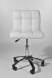 Pracovní / kosmetická židle Molly na kolečkách, bílá