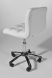 Pracovní / kosmetická židle Molly na kolečkách, bílá