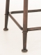 Jídelní židle s bronzovou podnoží Miah, bronzová
