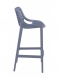 Barová židle Soufi outdoor, šedá