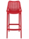 Barová židle Soufi outdoor, červená