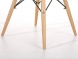 Jídelní / jednací židle dřevěná Lorei, krémová