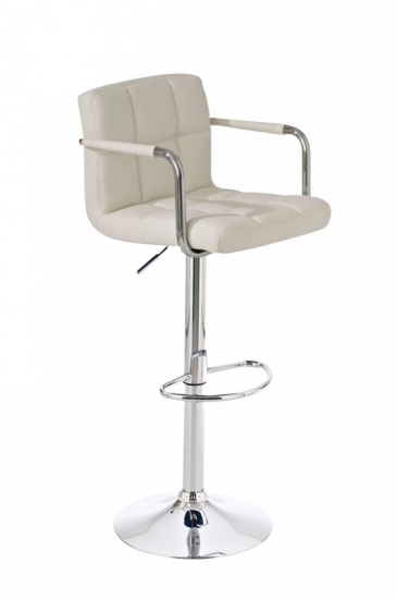 Barová židle Evita V2, bílá 