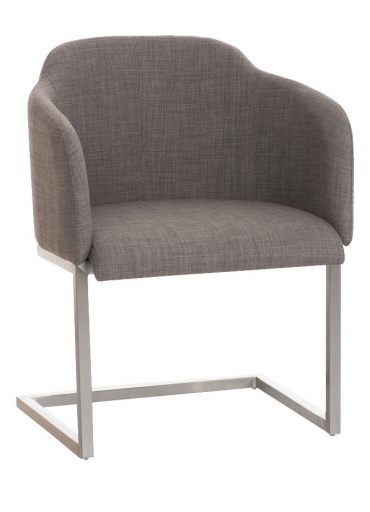 Konferenční / odpočinkové křeslo Magnum látkový potah, šedá