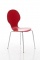 Jídelní / konferenční židle Mauntin, červená