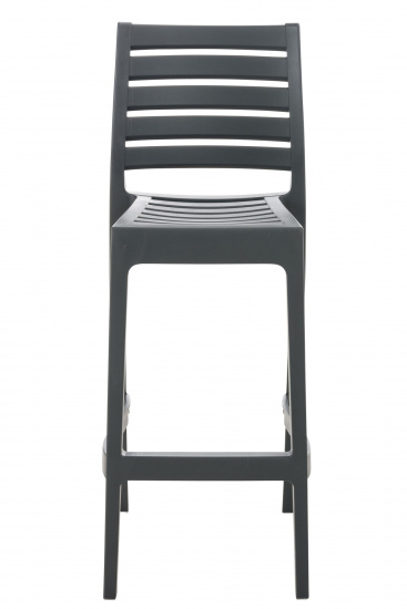 Barová židle Ares, tmavě šedá