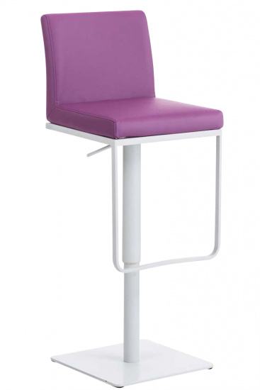 Barová židle Winnie, syntetická kůže, fialová