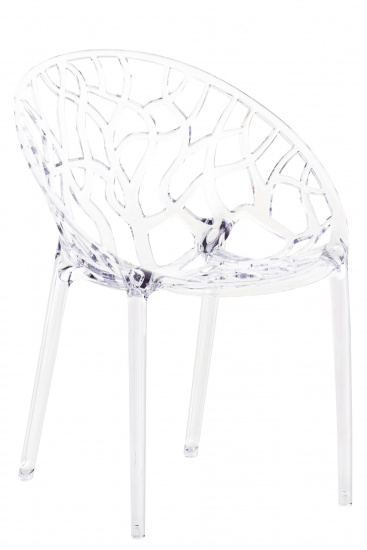 Židle stohovatelná CRYSTAL, transparent