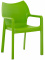 Židle Diva, zelená
