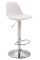 Barová židle Kiel syntetická kůže, bílá