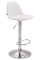 Barová židle Kiel čalounění syntetická kůže, bílá