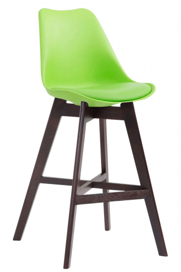 Barová židle Cannes plast Cappuccino, zelená