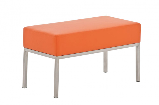 Dvoumístná lavice Lamega 40x80, oranžová