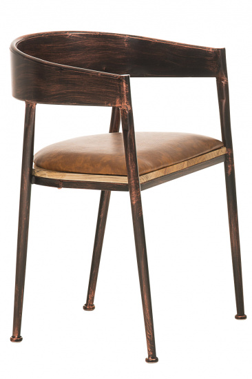 Bistro židle Belvedere, dřevo, bronzová