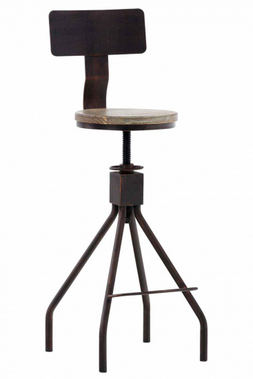 Barová židle Elko, bronzová