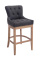 Barová židle Lakewood látkový potah, Antik-světlá, tmavě šedá