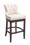 Barová židle Lakewood látkový potah, Antik, krémová