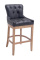 Barová židle Lakewood pravá kůže, Antik-světlá, černá