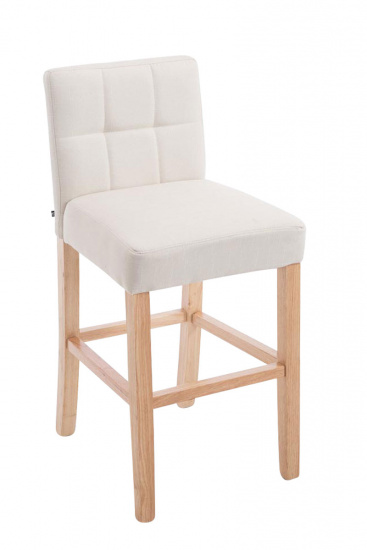 Barová židle Raphael látkový potah, přírodní, krémová