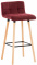 Barová židle Lincoln samet, červená