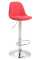 Barová židle Kiel látkový potah, červená