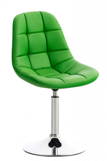 Židle Emon syntetická kůže, zelená