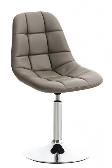 Židle Emon syntetická kůže, taupe