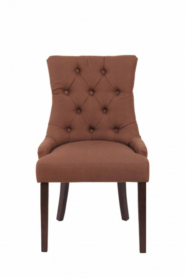 Jídelní židle Aberdeen látkový potah, antik, hnědá